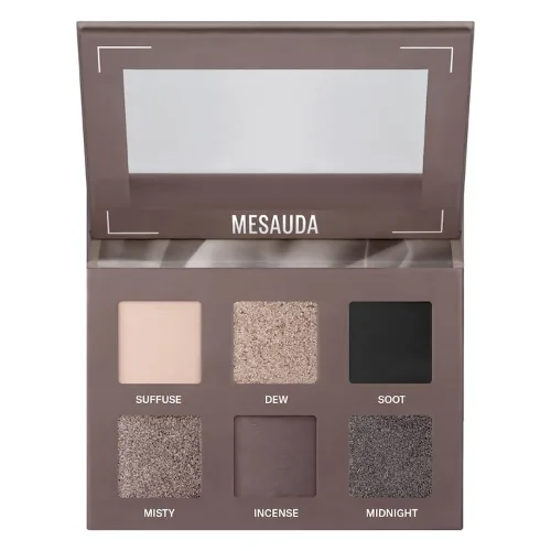 Mesauda Beauty BARE HARMONY 2.0 Cienie do powiek 6 g 202 - DEEP SMOKY