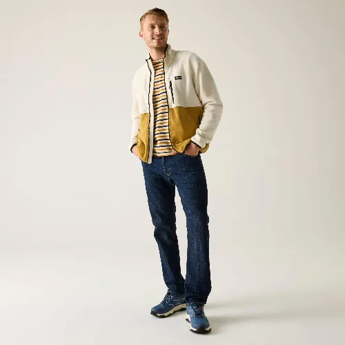Męska bluza polarowa Frankie Color Block z zamkiem błyskawicznym