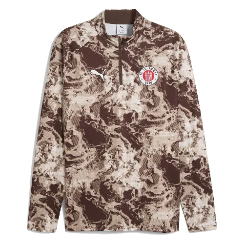Męska bluza przedmeczowa FC St. Pauli z zamkiem 1/4 PUMA