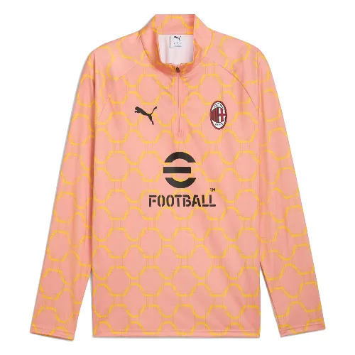 Męska bluza przedmeczowa z zamkiem 1/4 AC Milan PUMA