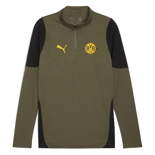 Męska bluza treningowa Borussia Dortmund z zamkiem 1/4 PUMA