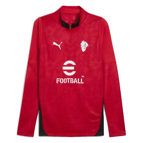 Męska bluza treningowa z zamkiem 1/4 AC Milan 25/26 PUMA