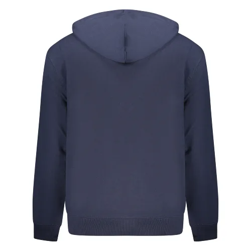 MĘSKA BLUZA Z ROZPINANYM NA ZAMEK CALVIN KLEIN W KOLORZE NIEBIESKIM