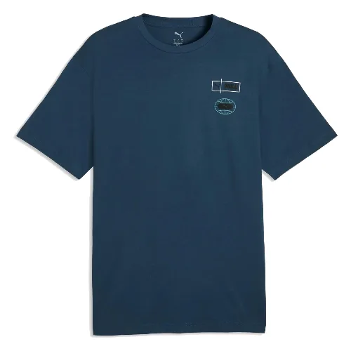 Męska koszulka Graphics Relaxed Stacked o luźnym kroju PUMA