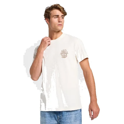 MESKA KOSZULKA LEE RELAXED TEE ECRU 112364544