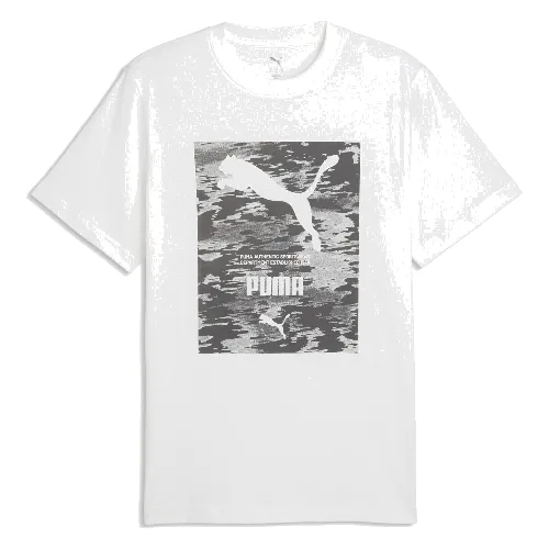 Męska koszulka PUMA Sport Camo z grafiką PUMA