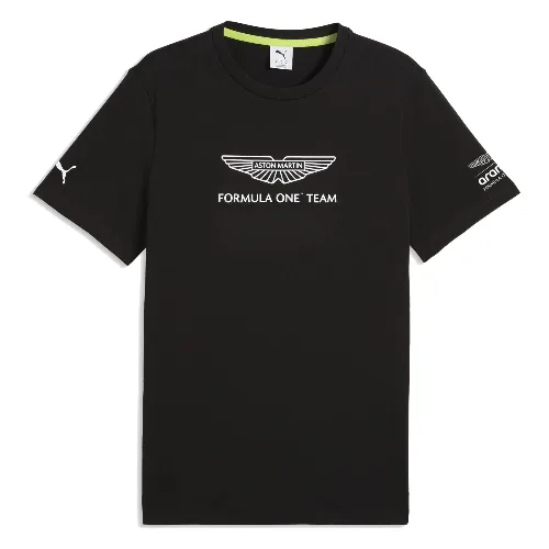 Męska koszulka PUMA x ASTON MARTIN ARAMCO F1® TEAM Essentials PUMA