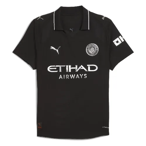 Męska koszulka wyjazdowa authentic Manchester City 25/26 PUMA Black