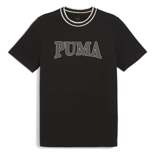 Męska koszulka z nadrukiem PUMA SQUAD PUMA Black