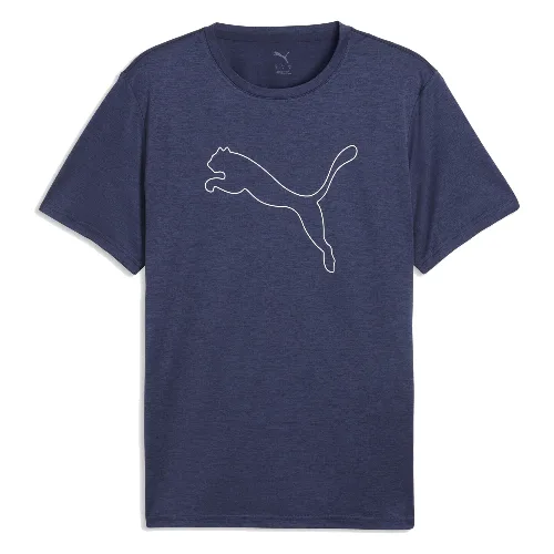 Męska melanżowa koszulka TAD ESSENTIALS z logo Cat PUMA