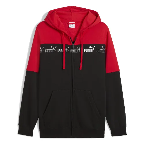 Męska rozpinana bluza z kapturem Around the Block PUMA