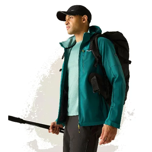 Męska wodoodporna kurtka softshell Arana z kapturem