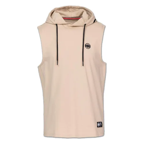 Męski Tank top z kapturem PITBULL Bawełniany bez rękawów Spandex Hilltop