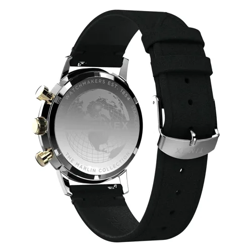 Męski zegarek kwarcowy Timex Marlin TW2W60300A z chronografem – brązowy