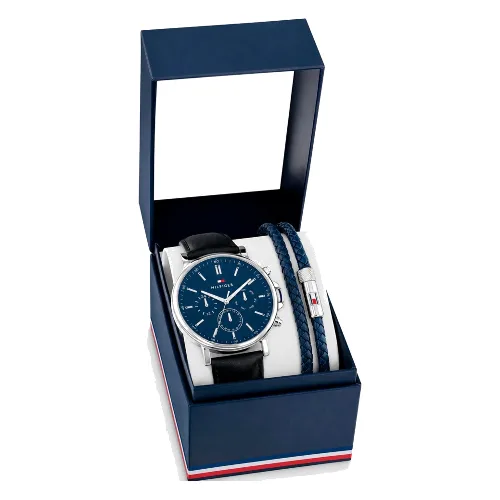 Męski zegarek kwarcowy Tommy Hilfiger Tyson 2770161 – niebieski