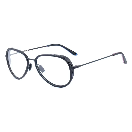 Męskie okulary Vuarnet VL1805 z nakładką clip-on czarne