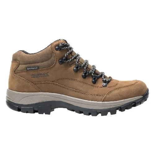 Męskie skórzane buty trekkingowe Bayton Mid