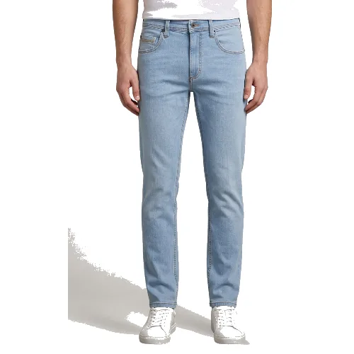 Męskie Spodnie Jeansowe Mustang Style Washington Straight Denim Blue 1017692 5000 401