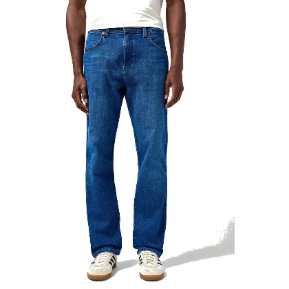 MESKIE SPODNIE JEANSOWE WRANGLER FRONTIER DIGITAL BLUE 112362454