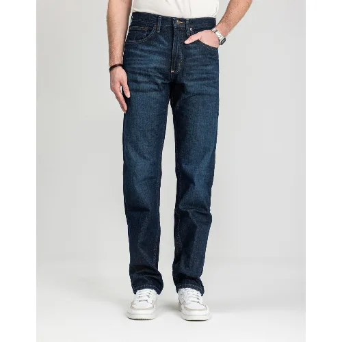 Męskie Spodnie Jeansowe Wrangler Relaxed Fit Blackened Indigo 112352957