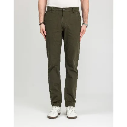 Męskie Spodnie Materiałowe Marcus Gerry Chino 5052 Olive Green 16-200126