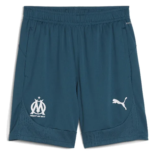 Męskie szorty treningowe Olympique Marsylia PUMA Ocean Tropic White Blue