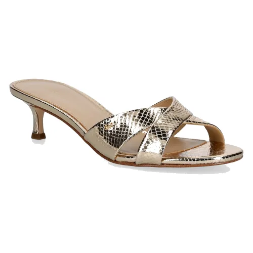 MICHAEL Michael Kors klapki skórzane Cassidy Kitten Sandal