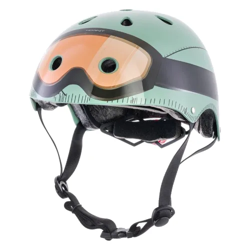 Mini kask Hornit Kask rowerowy skuter wojsko S