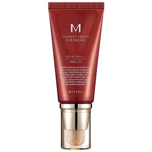 Missha Missha M MISSHA M Perfect Cover BB Cream Spf42 Pa+++ No.23 (Natural Beige) Kremy BB i CC 50 ml H.BEIGE - HONEY BEIGE
