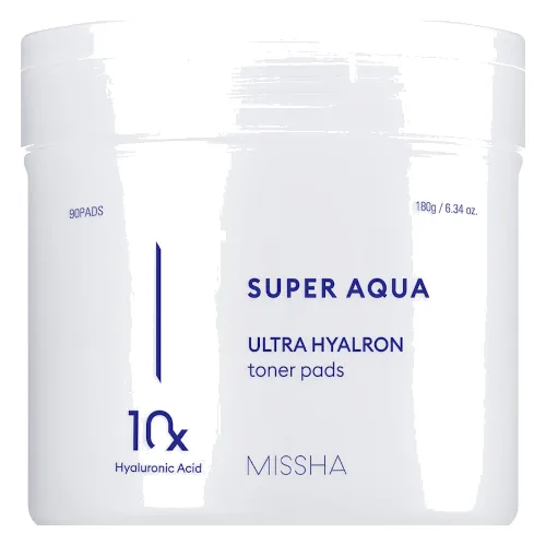 Missha MISSHA Super Aqua Ultra Hyalron Toner Pads Toniki do twarzy 1 ct