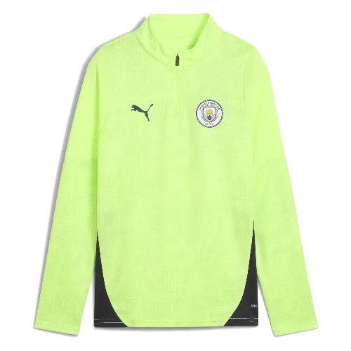 Młodzieżowa bluza treningowa Manchester City z zamkiem 1/4 PUMA