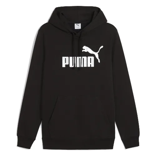 Młodzieżowa bluza z kapturem Essentials z logo No. 1 PUMA Black