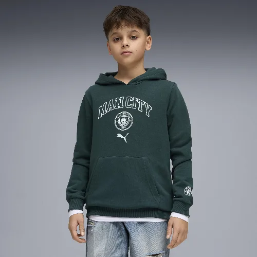 Młodzieżowa bluza z kapturem Manchester City FtblCulture PUMA