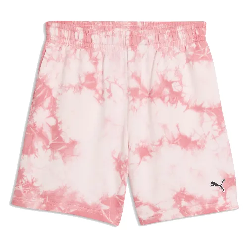 Młodzieżowe luźne szorty Essentials z efektem tie-dye PUMA