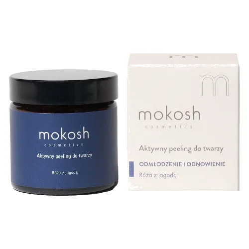 Mokosh Aktywny Peeling Do Twarzy Róża z Jagodą 60ml