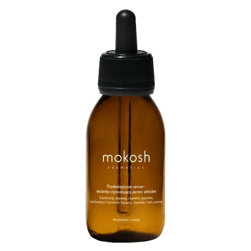 Mokosh Trychologiczne serum-wcierka stymulująca porost włosów Olejki i serum do włosów 90 ml
