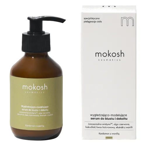 Mokosh Wygładzająco-Modelujące Serum do Biustu i Dekoltu Kardamon z Wanilią 140ml