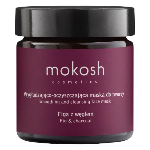 Mokosh Wygładzająco-Oczyszczająca Maska do twarzy Figa z Węglem
