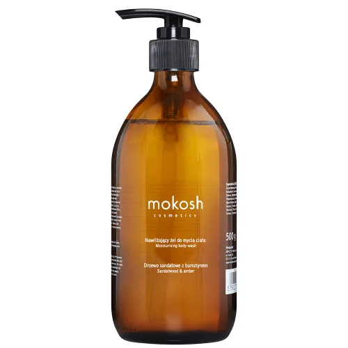 Mokosh Żel do Mycia Ciała Drzewo Sandałowe z Bursztynem 500ml