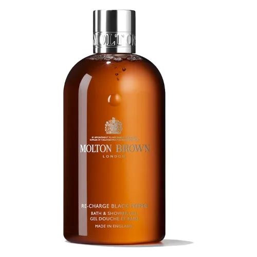 Molton Brown Body Essentials RE-CHARGE BLACK PEPPER BATH & SHOWER GEL Mydła do rąk 300 ml Męskie