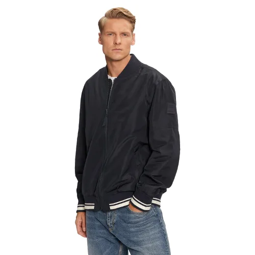 Mustang Kurtka bomber Limon 1015603 Granatowy Regular Fit