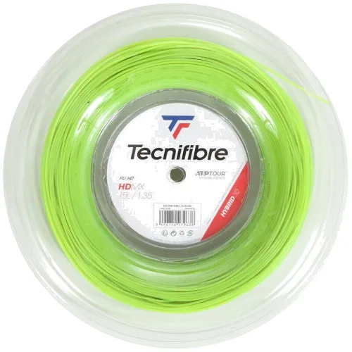 Naciąg tenisowy czarny Tecnifibre HDMX (200 m) Szpula