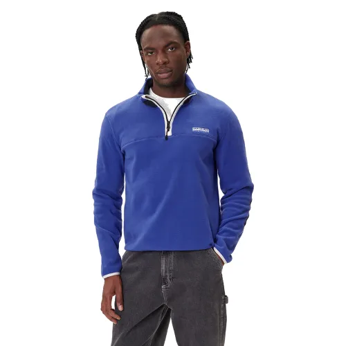 Napapijri Polar T-Dergana NP0A88UZ Niebieski Regular Fit