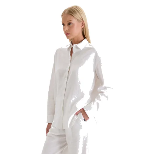 Nautica Koszula W126-NALST-1019- 01X Biały Regular Fit