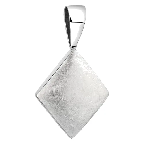 Nenalina Damski kwadratowy wisiorek Geo ze srebra próby 925 Sterling Silver Naszyjniki 1 ct