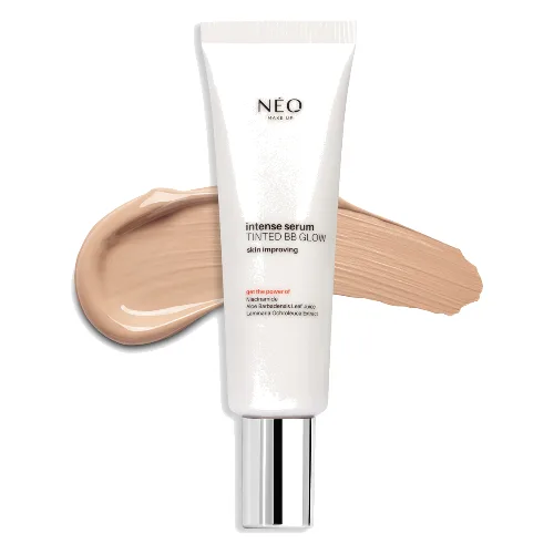Neo Make Up Intense Serum Tinted BB Glow Cream Krem Koloryzujący z Filtrem SPF50 03 Sand Glow