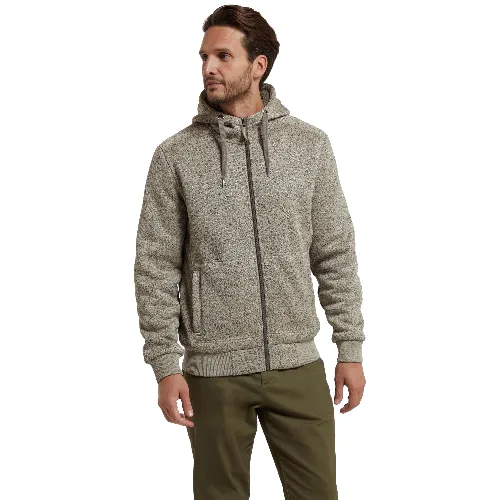 Nevis II - bluza polarowa z kapturem - Beige