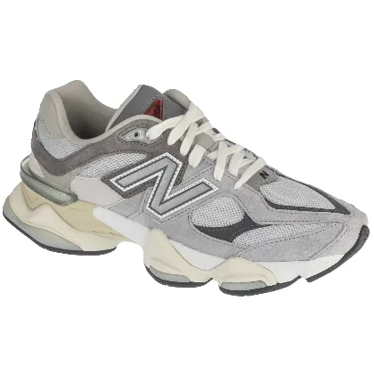 New Balance U9060GRY, Unisex, Szare, buty sneakers, przewiewna siateczka, rozmiar: 38