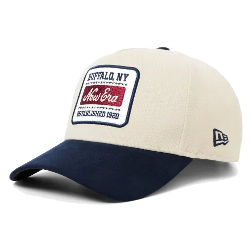 New Era Czapka Mężczyźni Bawełna (100%) beżowy|niebieski, ONE SIZE