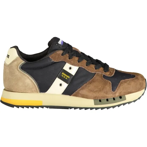 NIEBIESKIE MĘSKIE BUTY SPORTOWE BLAUER